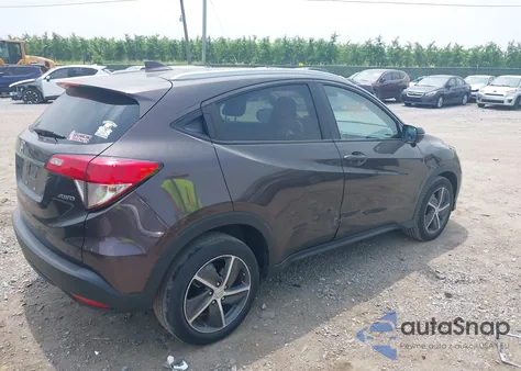 2022 Honda Hr-V Awd Ex-L из США, поврежденный, VIN 3CZRU6H76NM750081